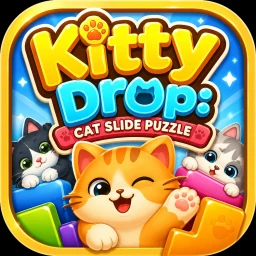 Icône de Kitty Drop: Cat Slide Puzzle